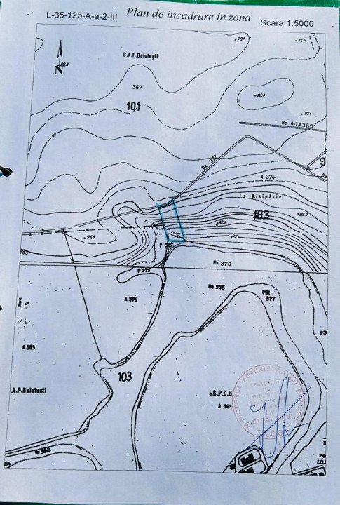 TEREN INTRAVILAN | BALOTESTI | DESCHIDERE 50 M LA LAC | 5558 MP |